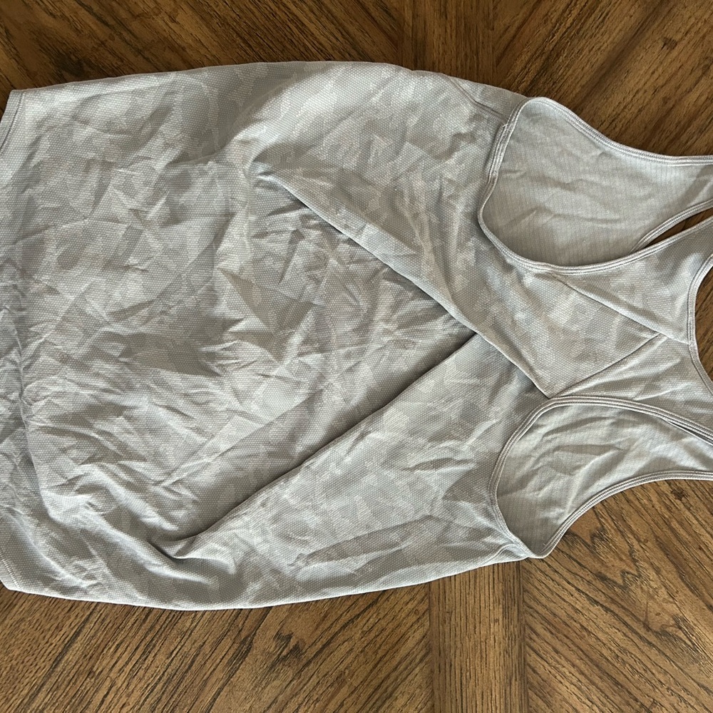 Lululemon Light Gray Sleeveless Top